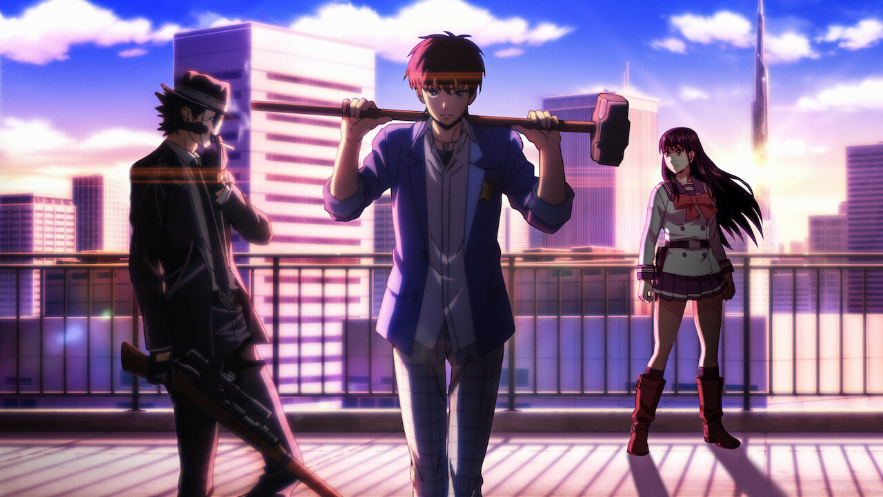 Download HighRise Invasion Anime Girl Wallpaper  Wallpaperscom